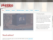 Tablet Screenshot of plumbingsupplieslurgan.com